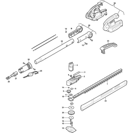 SMT 24 AE - 2017-2020 - 277340821/S17 - Stiga Brushcutter Pole Hedge Trimmer Diagram