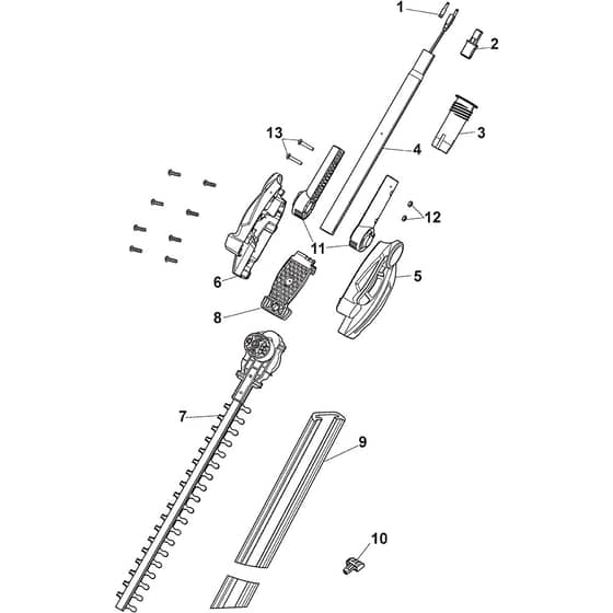 SMT 48 AE - 2018-2019 - 277340108/ST1 - Stiga Brushcutter Pole Hedge Trimmer Diagram