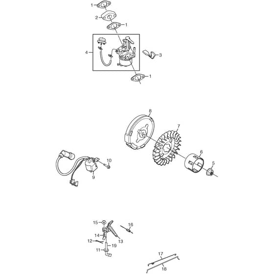 SNOW HUNTER - 2014-2019 - 18-2860-31 - Stiga Snow Thrower Carburettor Diagram
