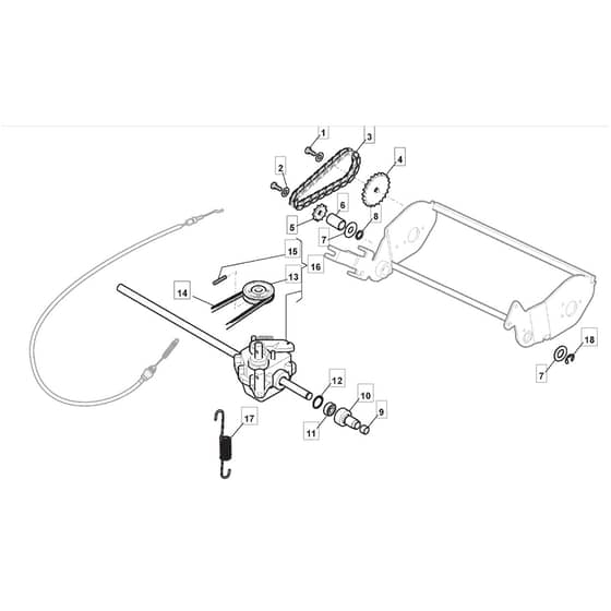 SP160 R - 2021-2023 - 299439043/MC - Mountfield Rotary Mower Roller Diagram