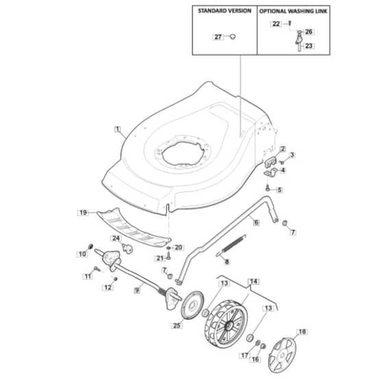 SP18RS Deck And Height Adjusting 299489027SKP