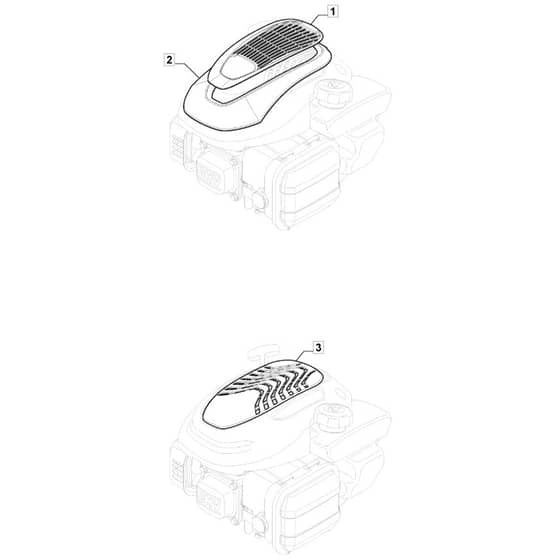 SP42 - 2021-2022 - 2L0432048/MTL - Mountfield Rotary Mower Engine Cover Diagram
