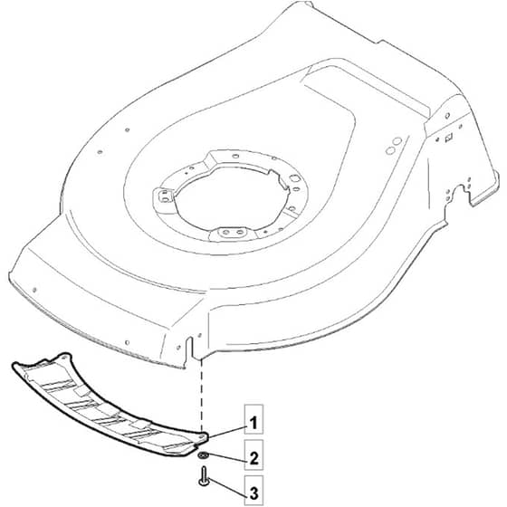 SP465 R - 2012-2013 - 299489038/M12 - Mountfield Rotary Mower Mask Diagram