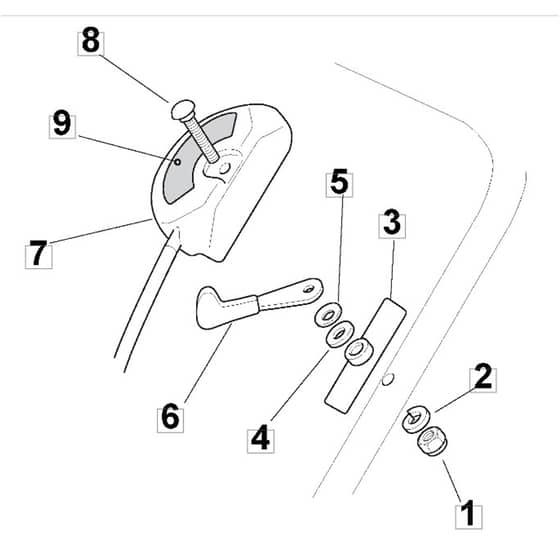 SP474 - 2010 - 299284648/BQ - Mountfield Rotary Mower Controls Diagram