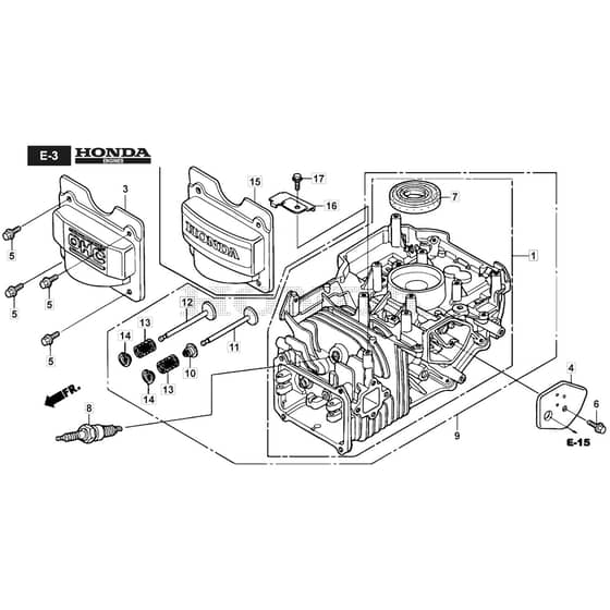 SP485 HW V - 2016 - 294523038/M16 - Mountfield Rotary Mower Cylinder Barrel Diagram