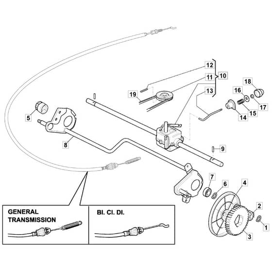 SP500 - 2012-2014 - 295502028/MFR - Mountfield Rotary Mower Transmission Diagram