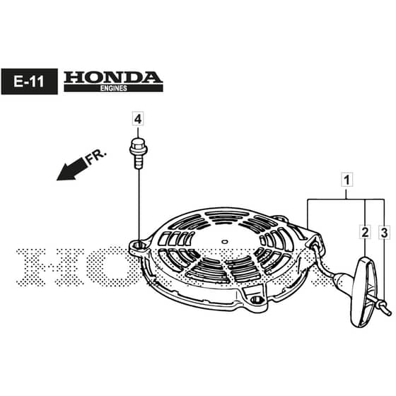 SP505 V SC - 2020 - 294513538/M20 - Mountfield Rotary Mower Recoil Starter Diagram