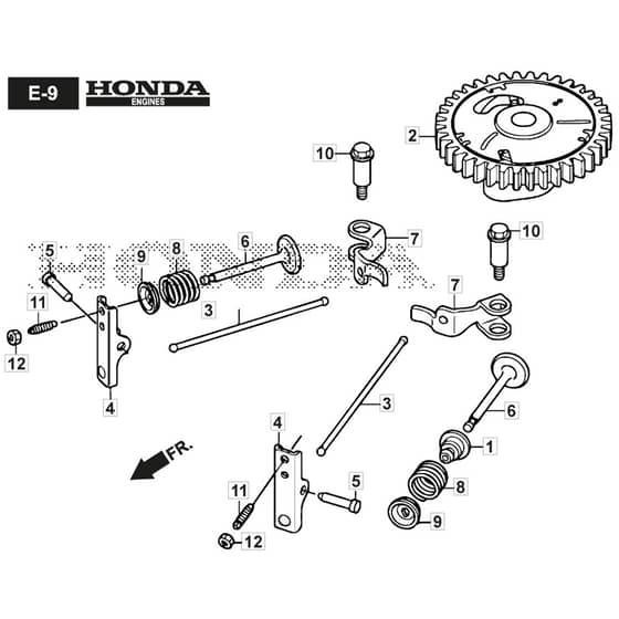SP505R V - 2022 - 294519043/M22 - Mountfield Rotary Mower Camshaft Diagram