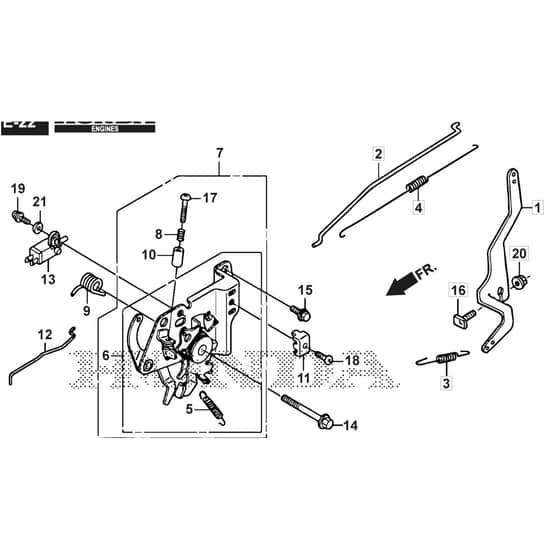 SP51 H - 2022-2023 - 2L0536133/MC - Mountfield Rotary Mower Controls Diagram
