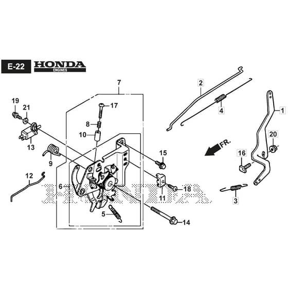 SP535 HW4S - 2020-2022 - 299537838/MTF - Mountfield Rotary Mower Controls Diagram