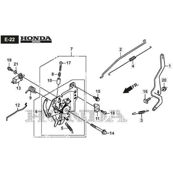 SP535 HW - 2019-2021 - 294556038/M19 - Mountfield Rotary Mower Controls Diagram