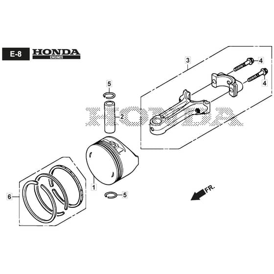 SP535 HW - 2019-2021 - 294556038/M19 - Mountfield Rotary Mower Piston Diagram