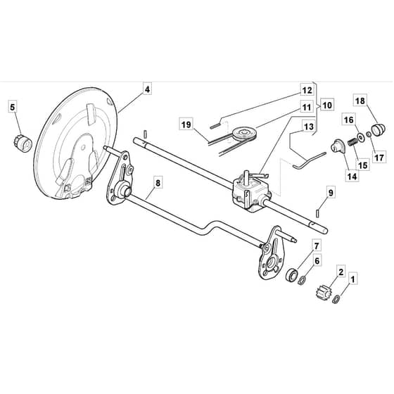 SP535 HW BBC - 2012-2013 - 292157438/MFR - Mountfield Rotary Mower Transmission Diagram