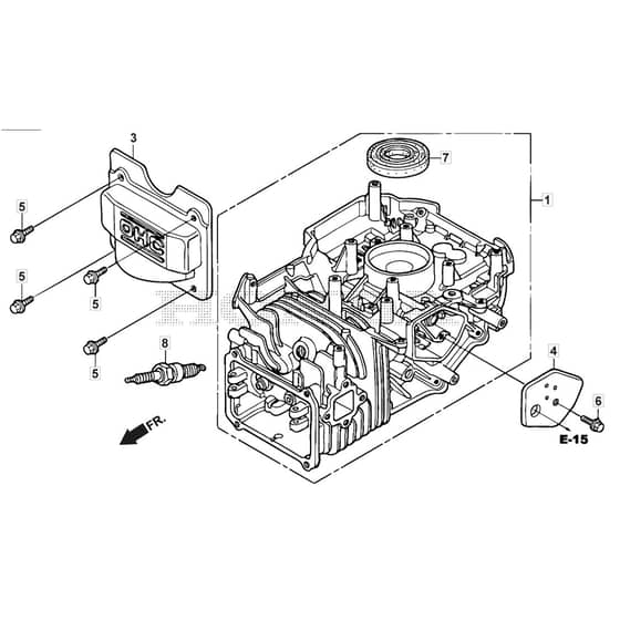 SP535 HWV - 2016-2018 - 294557838/M16 - Mountfield Rotary Mower Cylinder Barrel Diagram