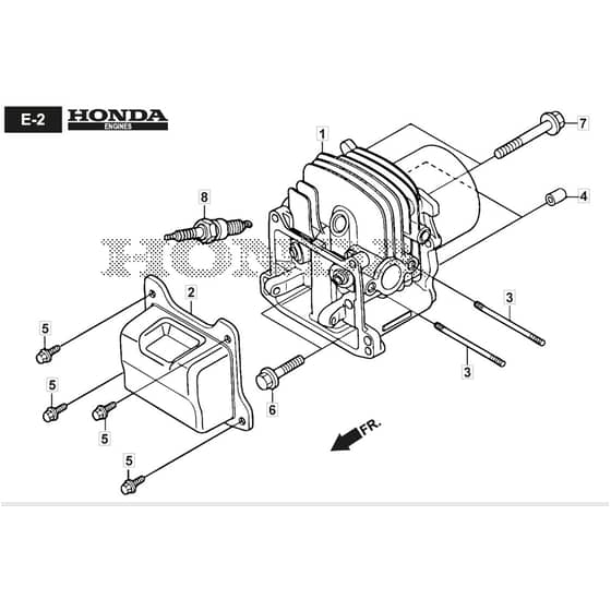 SP535 HWV - 2019 - 294557838/M19 - Mountfield Rotary Mower Cylinder Head Diagram