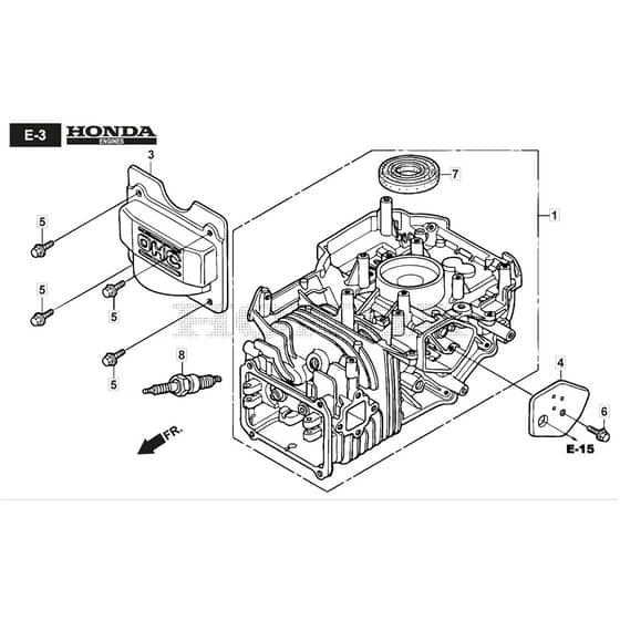 SP555 R V - 2016-2019 - 294569038/M16 - Mountfield Rotary Mower Cylinder Barrel Diagram