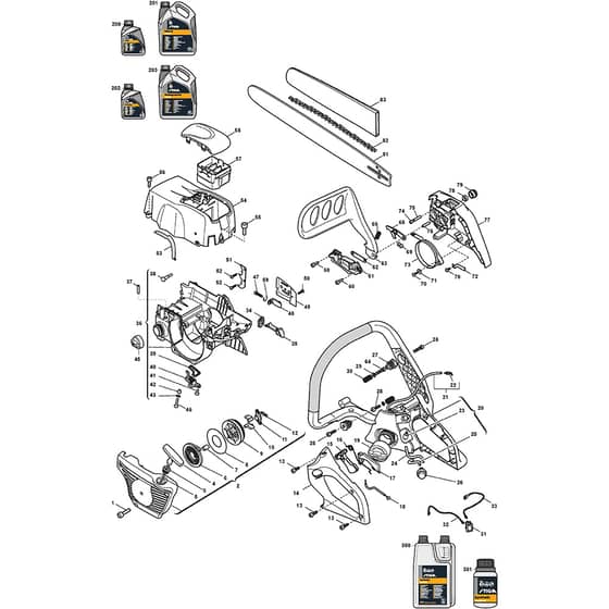 SP 472 - 2011 - 224116002/08 - Stiga Chainsaw Housing Diagram