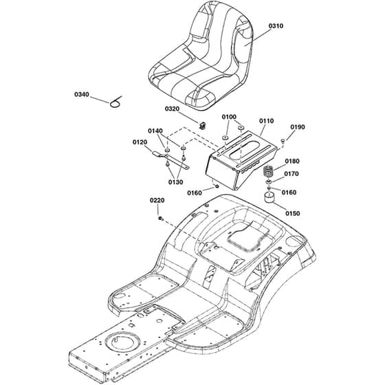 Echo SPX110 2691487-02 Seat Group