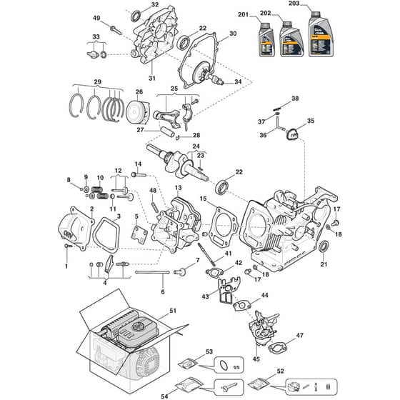 SRC 775 RG - 2016-2022 - 212751142/POL - Stiga Tiller Engine Diagram
