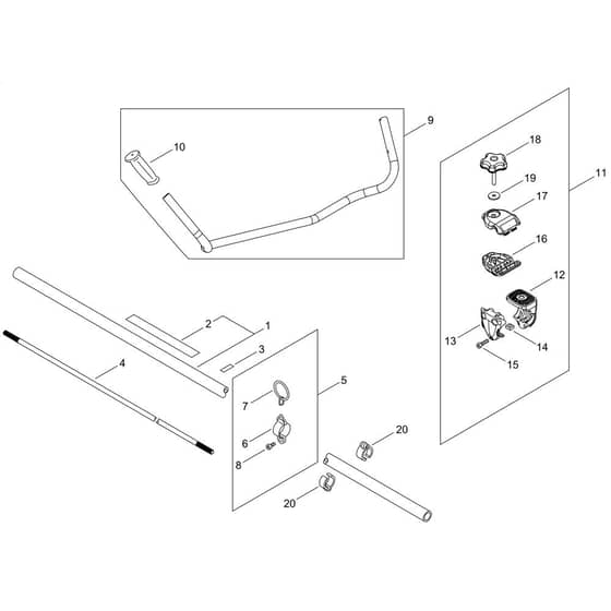 Main Pipe, Handle