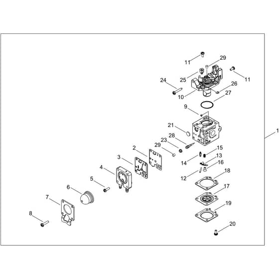 Echo SRM-222ES/L Carburettor