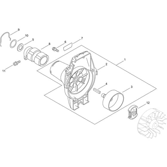 Echo SRM-222ES/L Clutch