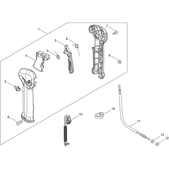 Echo SRM-3611T/U Throttle