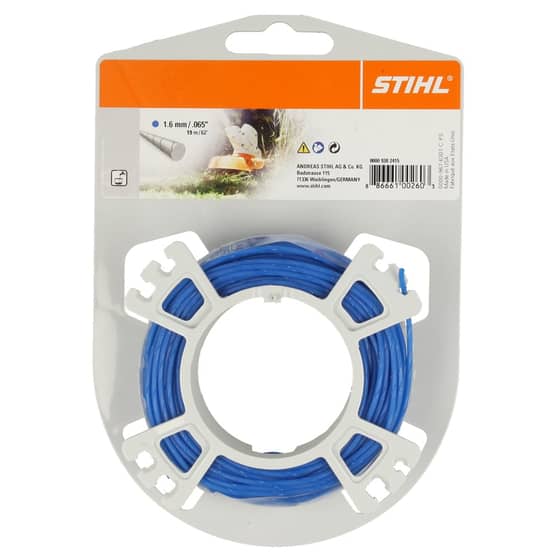 0000 930 2415 Genuine Stihl Carded Quiet Line Blue - 1.6mm X 20m 