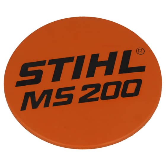 Genuine Stihl MS200 Model Plate - 1129 967 1504