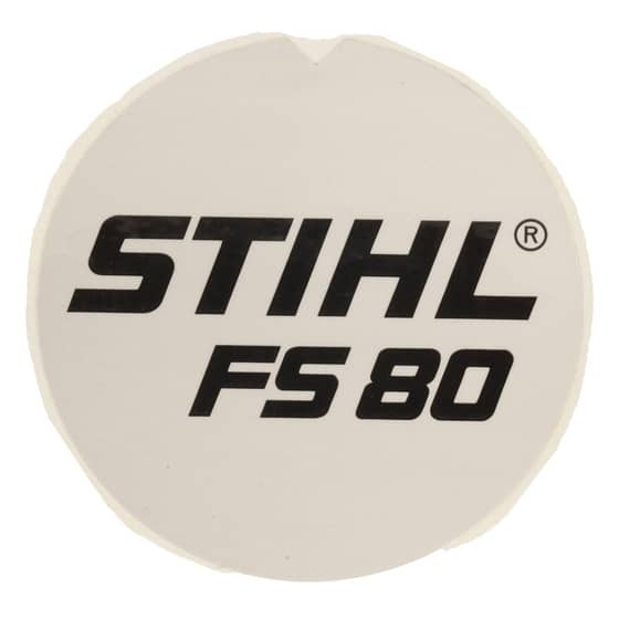 Genuine Stihl FS80 Model Plate - 4137 967 1514