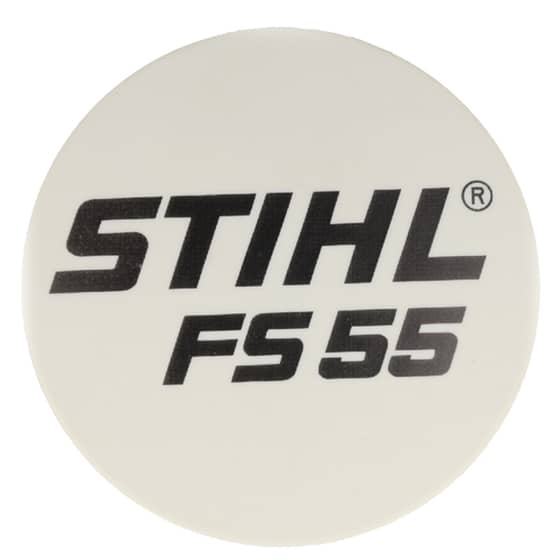 Genuine Stihl FS 55 Model Plate - 4140 967 1501