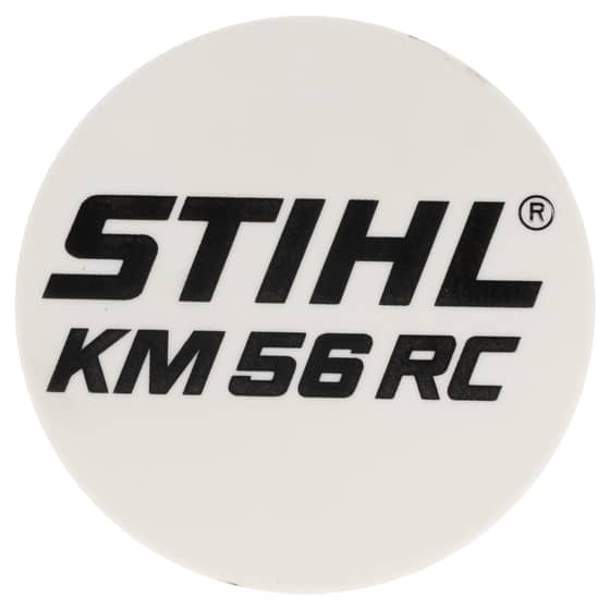 Genuine Stihl KM56RC Model Plate - 4144 967 1505