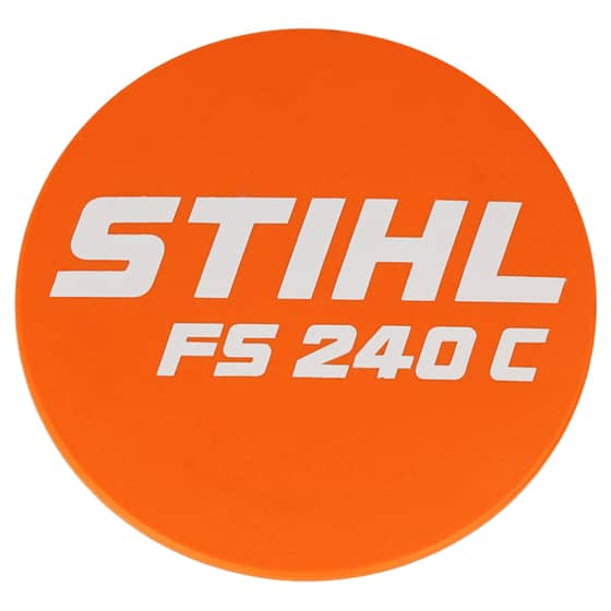 Genuine Stihl Model Plate FS 240 C - 4147 967 1550