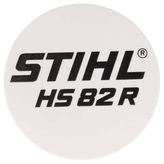 Genuine Stihl HS82R Model Plate - 4237 967 1506