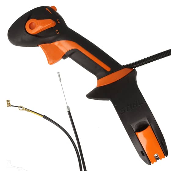 Genuine Stihl BR450 Control Handle With Throttle Cable - 4244 790 4900