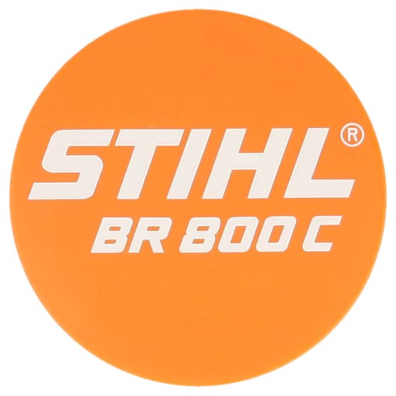 Genuine Stihl Model plate BR 800 C - 4283 967 1501