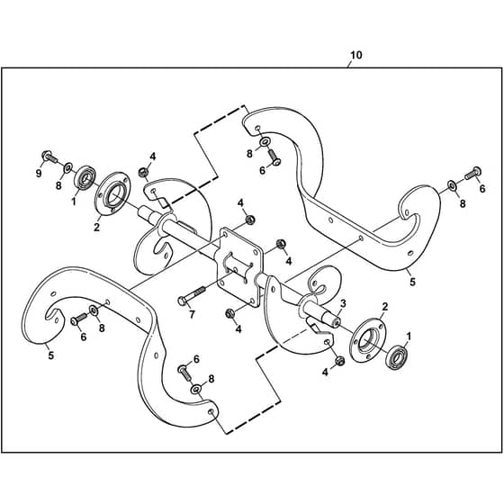 ST 3146 P - 2016-2022 - 18-2807-31 - Stiga Snow Thrower Auger Diagram