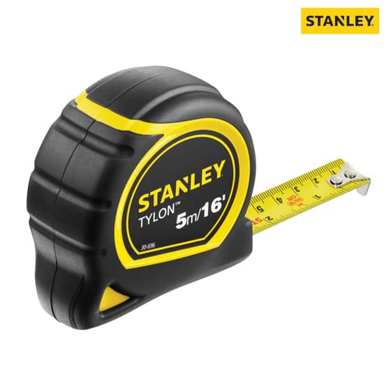 Stanley Pocket Tape 5m/16ft (Width 19mm) Carded - 0-30-696