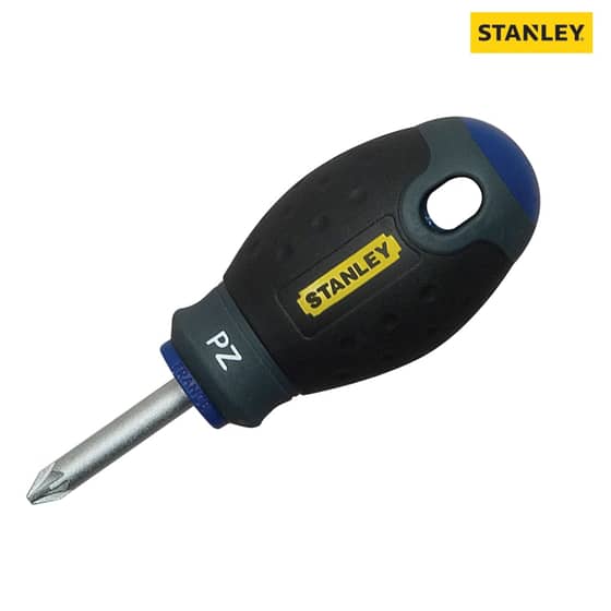 Stanley FatMax Screwdriver Pozi PZ1 x 30mm Stubby - 0-65-408