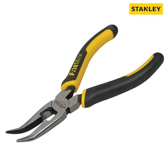 Stanley FatMax Bent Snipe Nose Pliers 160mm (6.1/4in) - 0-89-871