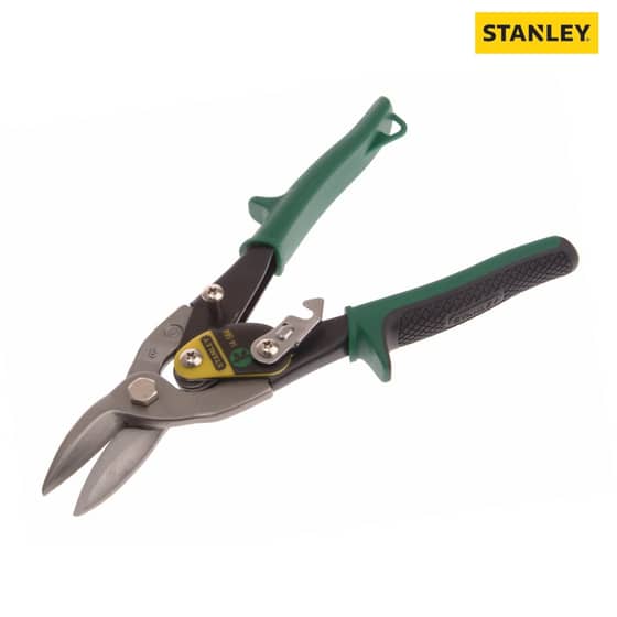 Stanley Green Aviation Snip Right Cut 250mm - 2-14-564