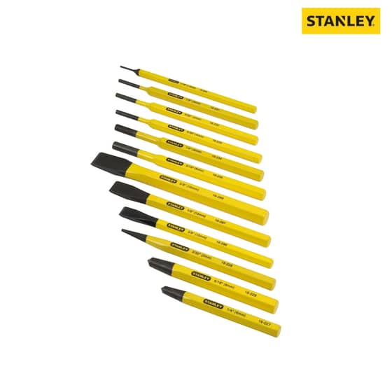 Stanley Punch & Chisel Set 12 Piece - 4-18-299
