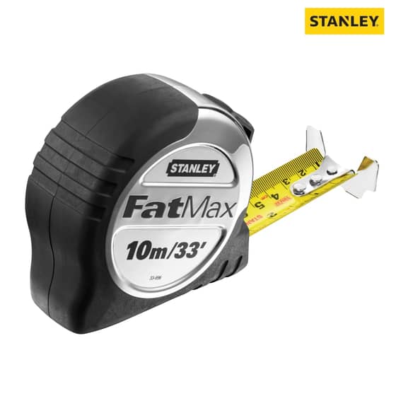 Stanley FatMax Tape Measure 10m/33ft (Width 32mm) - 5-33-896