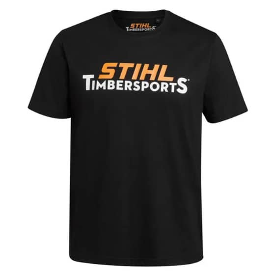 Genuine Stihl Timbersports "Unisex" Logo T Shirt (Small) - 0421 300 1048