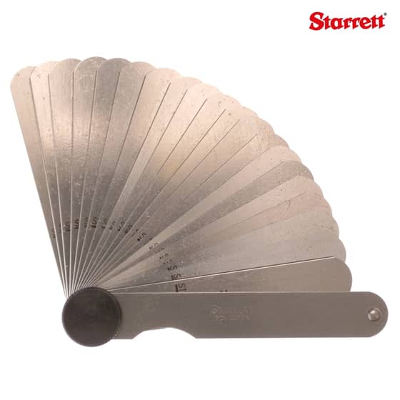 Starrett 66MA Feeler Gauge 20 Piece Set 0.05-1mm - BM607