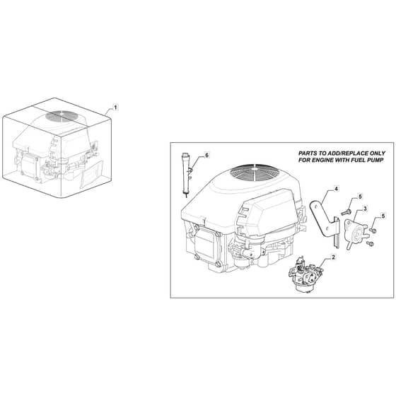 T30M - 2020-2021 - 2T2010483/MC - Mountfield Ride On Mower Fuel Pump Diagram