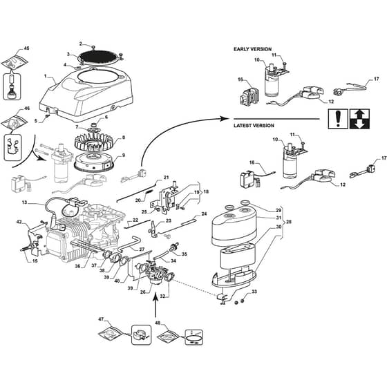 T38M-SD - 2020-2021 - 2T0520483/MC - Mountfield Ride On Mower Carburettor Diagram