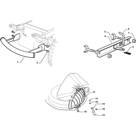 T38M-SD - 2009-2019 - 2T3244436/BQ - Mountfield Ride On Mower Options Diagram