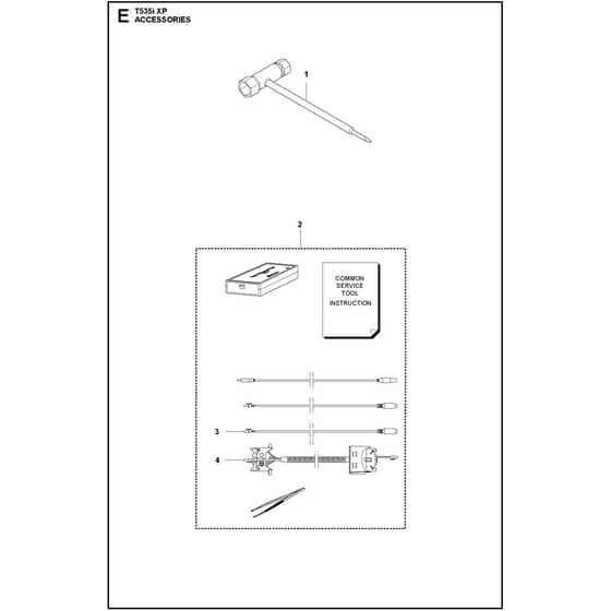 Husqvarna T535i XP - 970716412 - Accessories