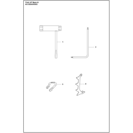 Husqvarna T540 XP Mark III - 970517912 - Accessories